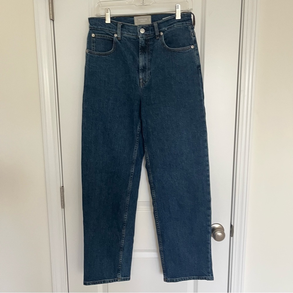 Everlane Dark Wash Straight Fit Jeans